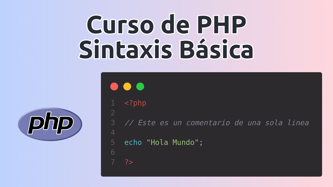 curso de php sintaxis basica