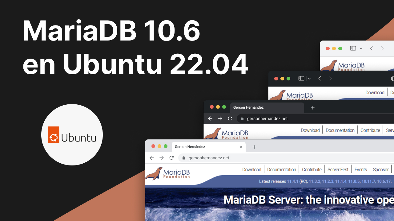 instalar mariadb 10.6 en ubuntu