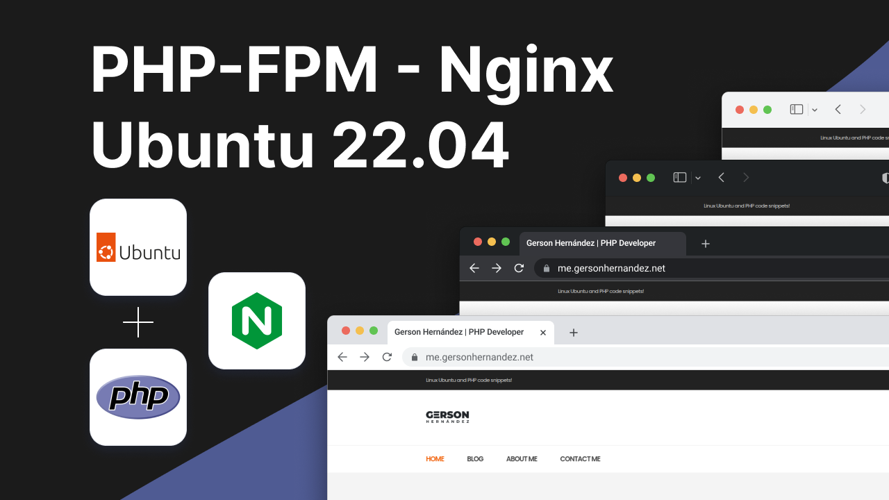 instalar php-fpm con nginx en ubuntu 22.04